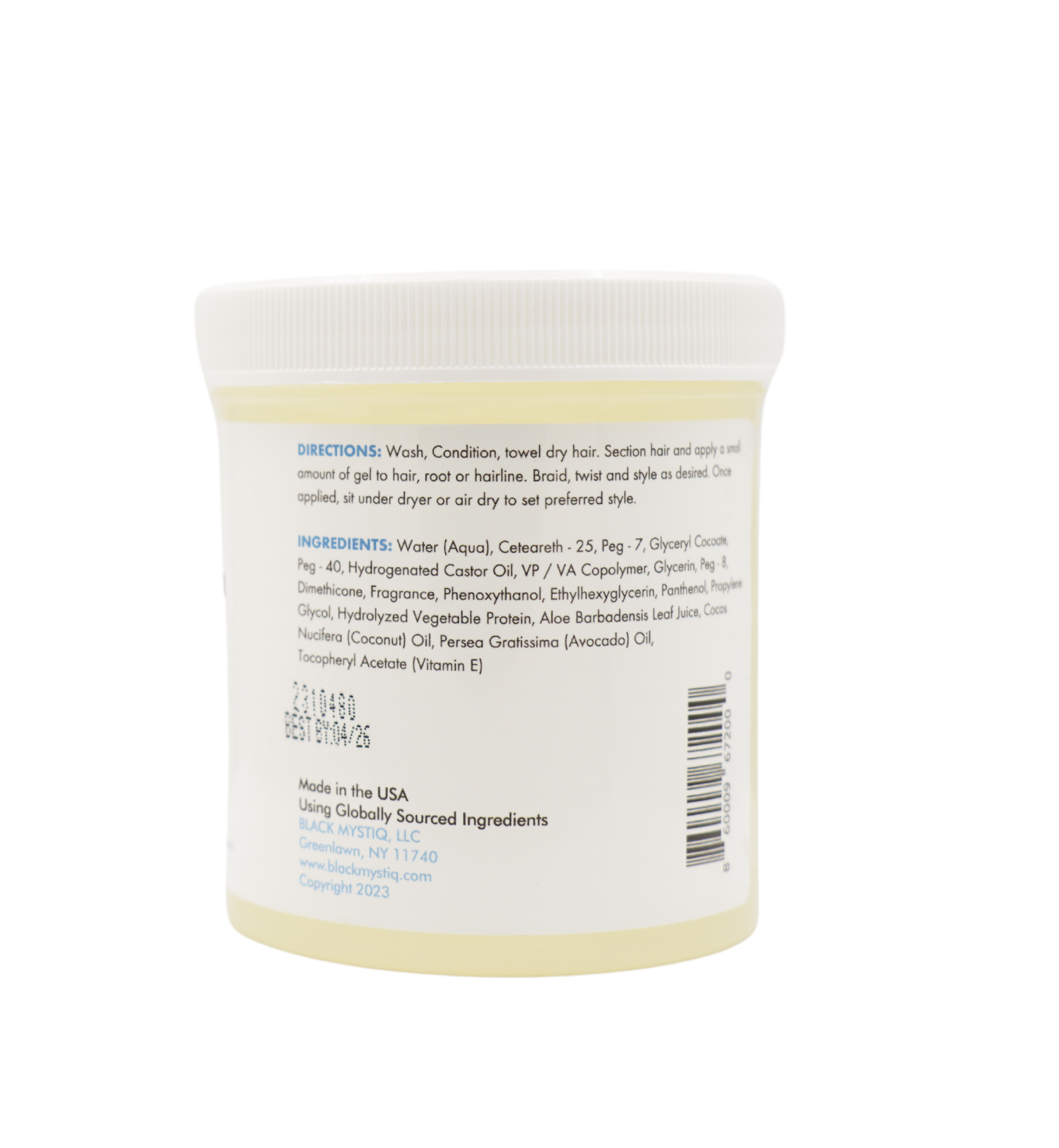 COCONUT BRAID, LOCK & TWIST GEL
